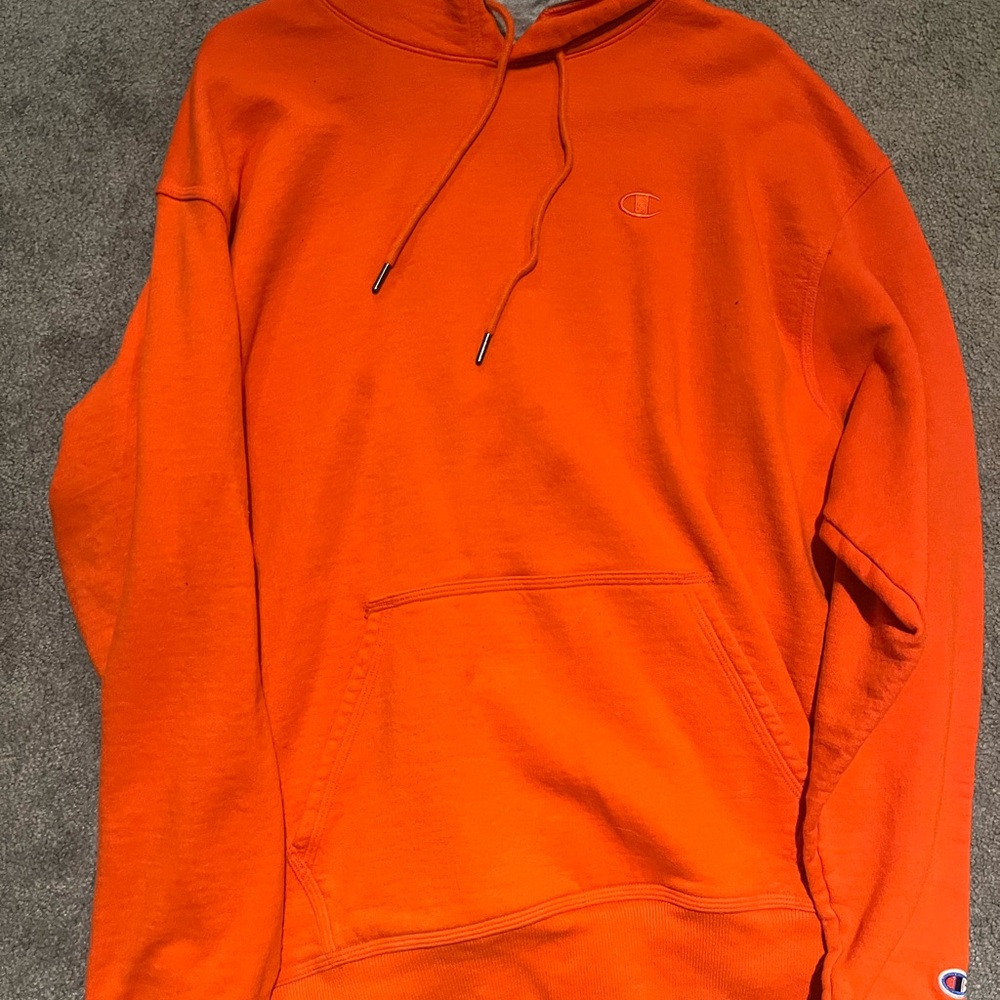 Champion Orange Hoodie